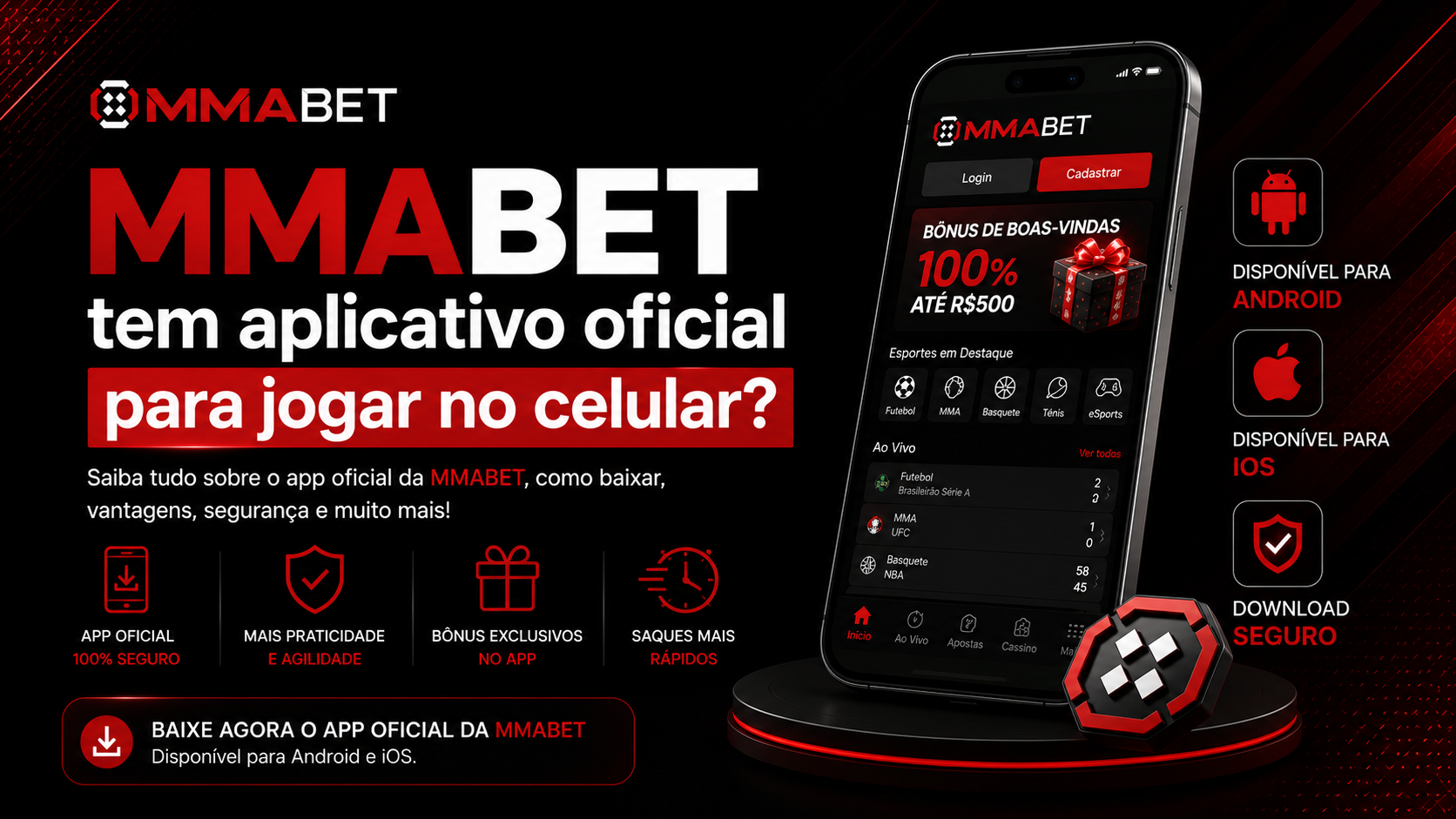 MMABET tem aplicativo oficial para jogar no celular?