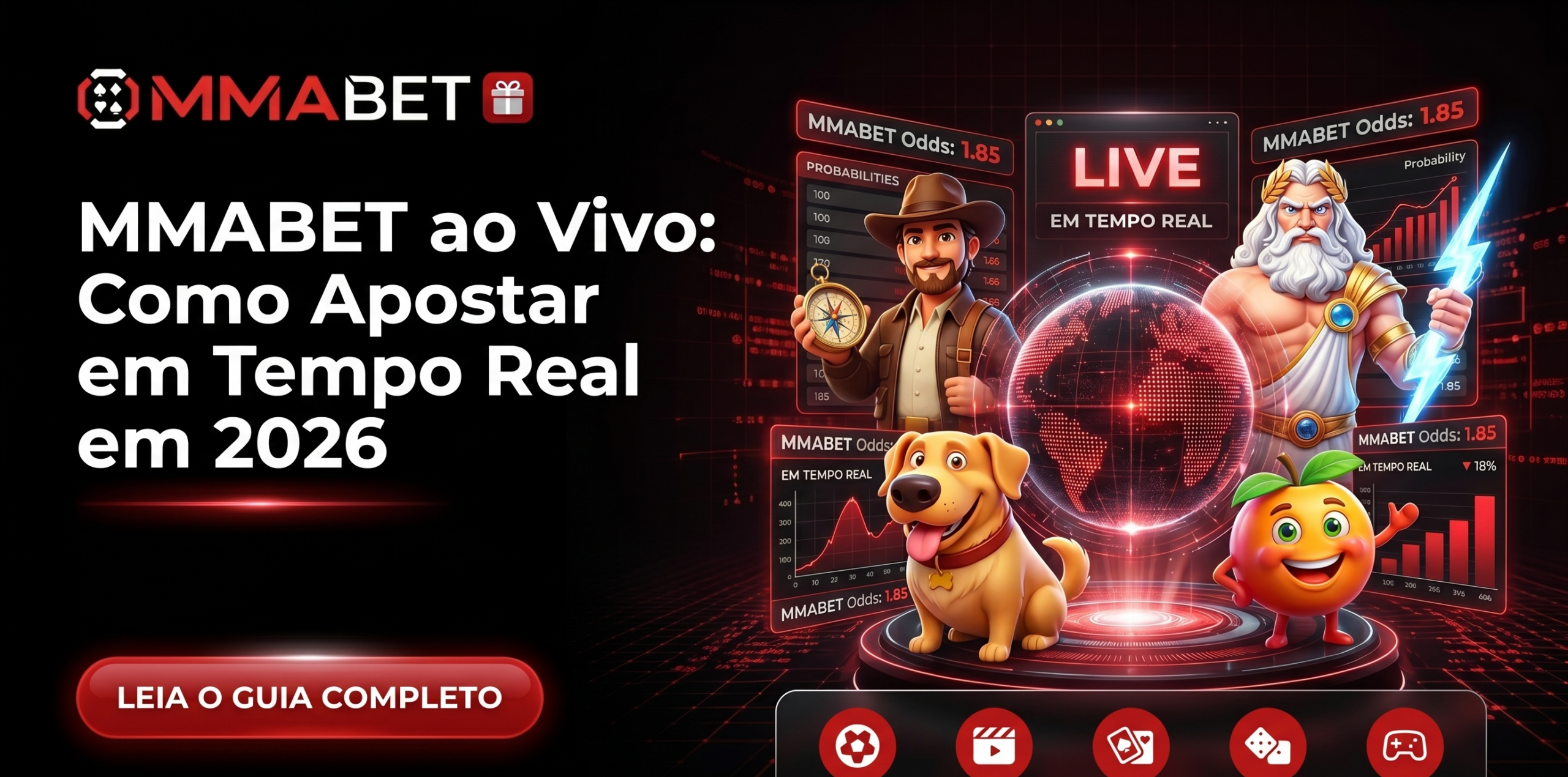 MMABET ao Vivo: Como Apostar em Tempo Real em 2026