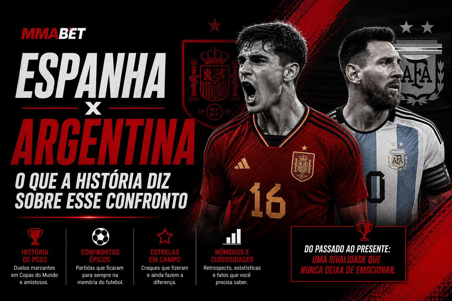 Espanha x Argentina: o Que a História Diz Sobre Esse Confronto