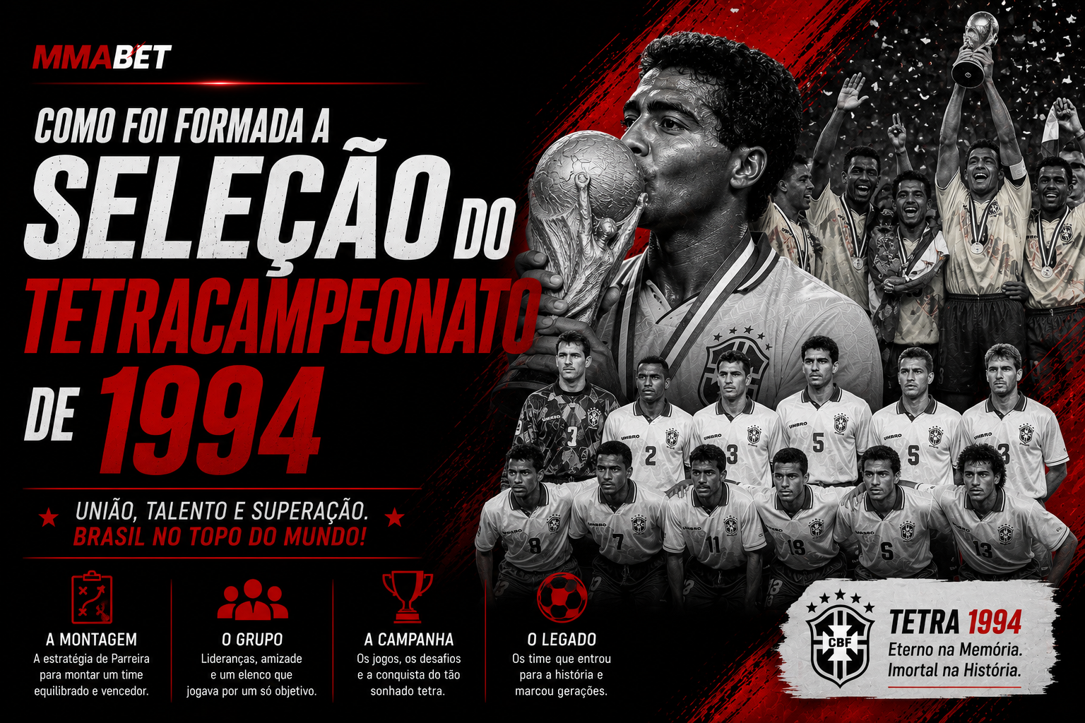 Como Foi Formada a Seleção do Tetracampeonato de 1994