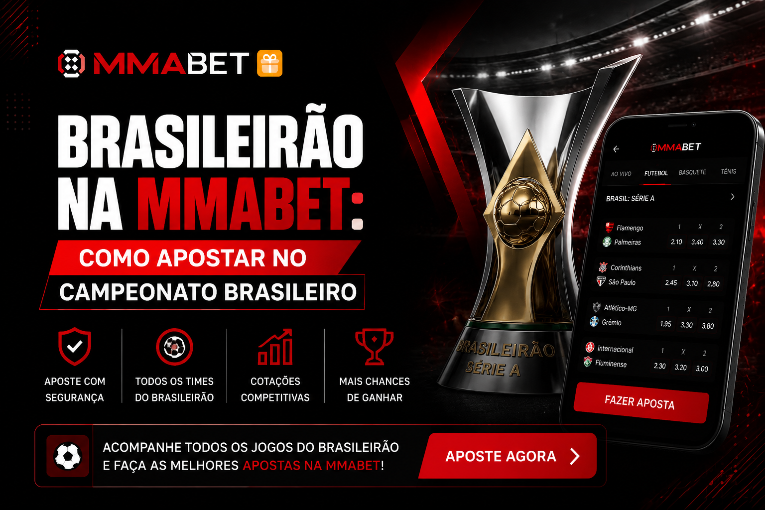 Brasileirão na MMABET: Como Apostar no Campeonato Brasileiro