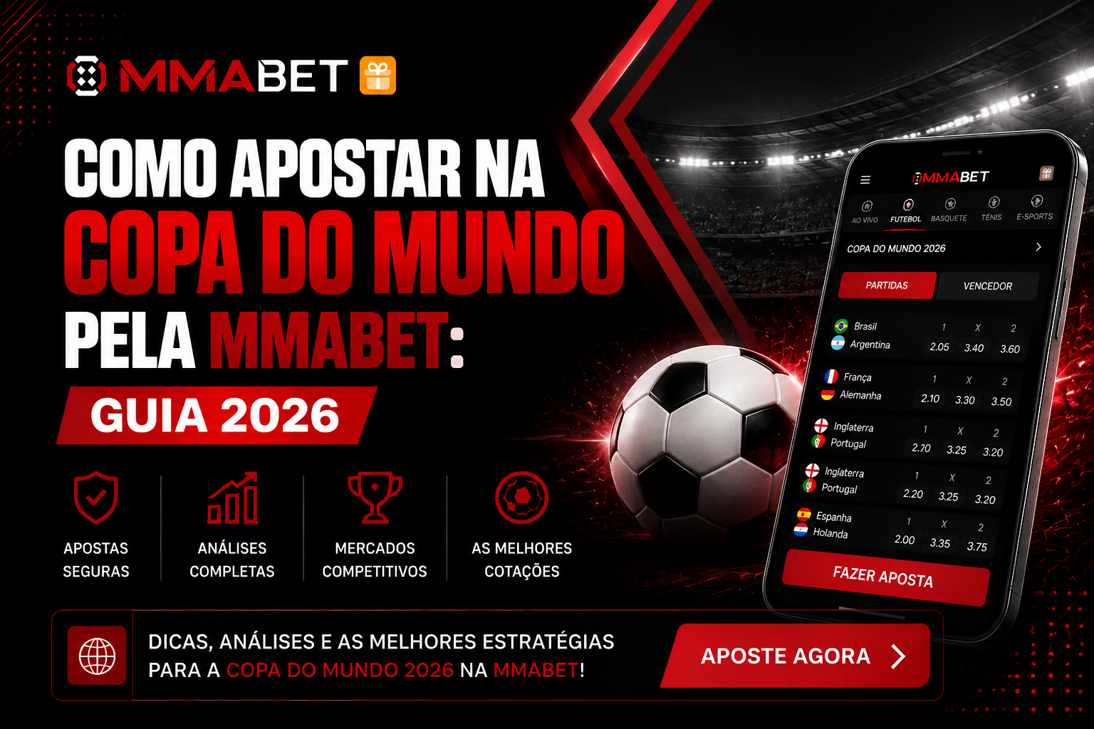 Como Apostar na Copa do Mundo pela MMABET: Guia 2026