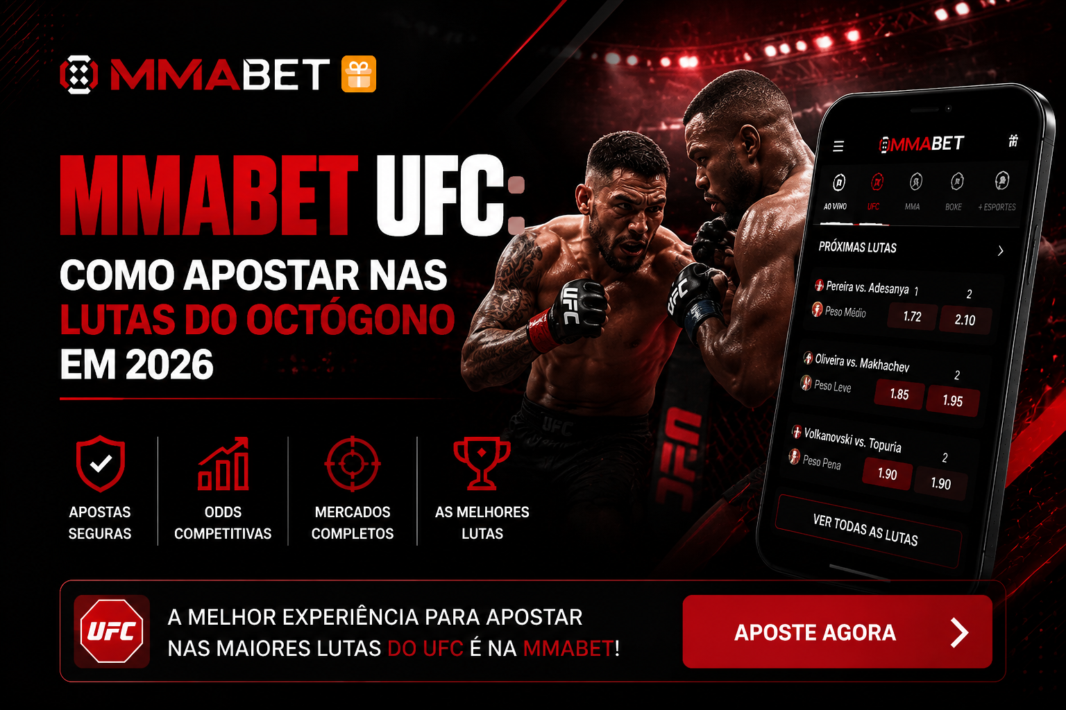 MMABET UFC: Como Apostar nas Lutas do Octógono em 2026
