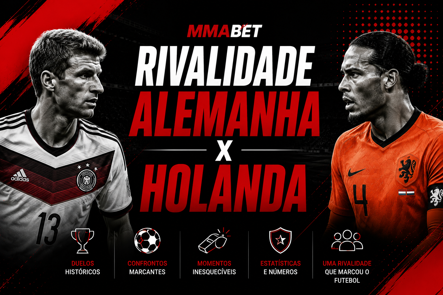 Rivalidade Alemanha x Holanda no Futebol