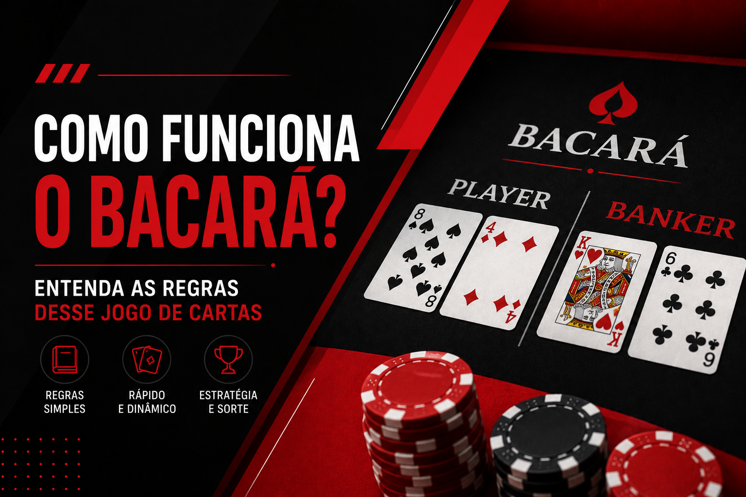 Como funciona o bacará? Entenda as regras desse jogo de cartas